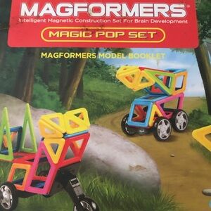 Magformers Magic Pop Set - Multicolor Magnetic Building Blocks